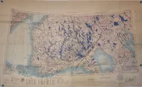 an old map of Helsinki and the surrounding area